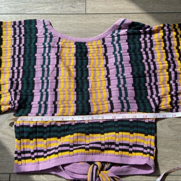 NWT BCBGeneration Crochet  Wrap Knit Top - Picture 13 of 14